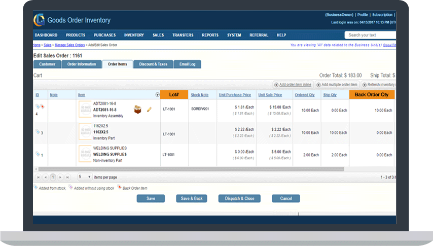 purchase order