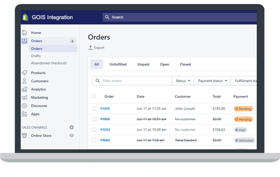 Shopify Order Management