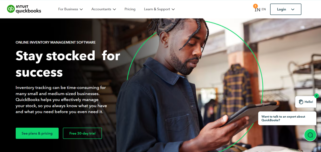 quickbooks inventory