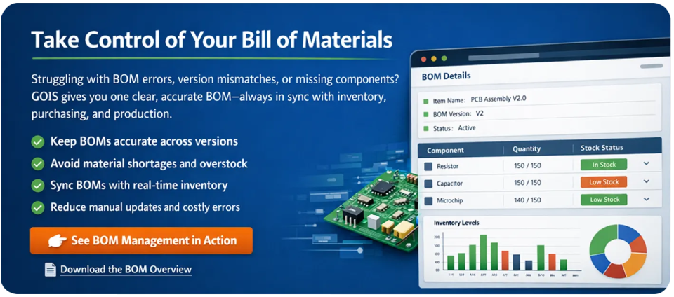Bom Control Why BOM Management Matters: The Backbone of Production | GOIS
